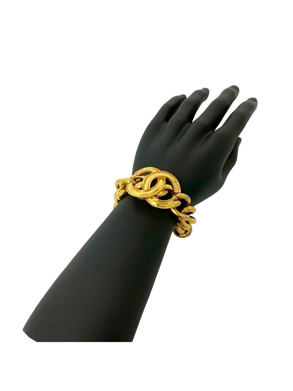 Chanel Cc Logo Chain Bracelet Metal #209660C15B